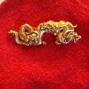 Vintage Dragon Snake Broch